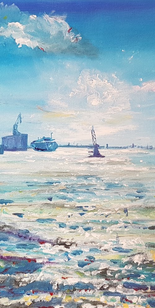 Blue Port by Kathrin Flöge