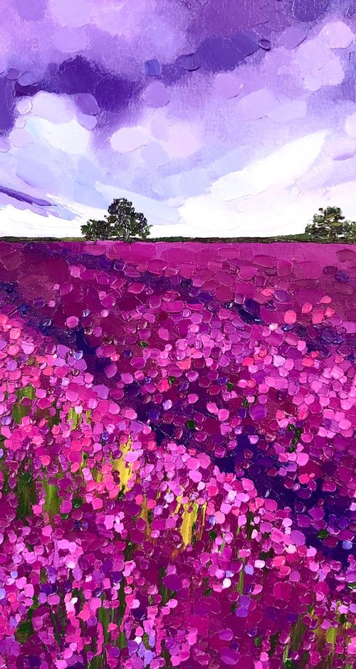 Lavender evening by Ulyana Korol