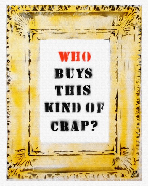 Crap (on canvas). by Juan Sly