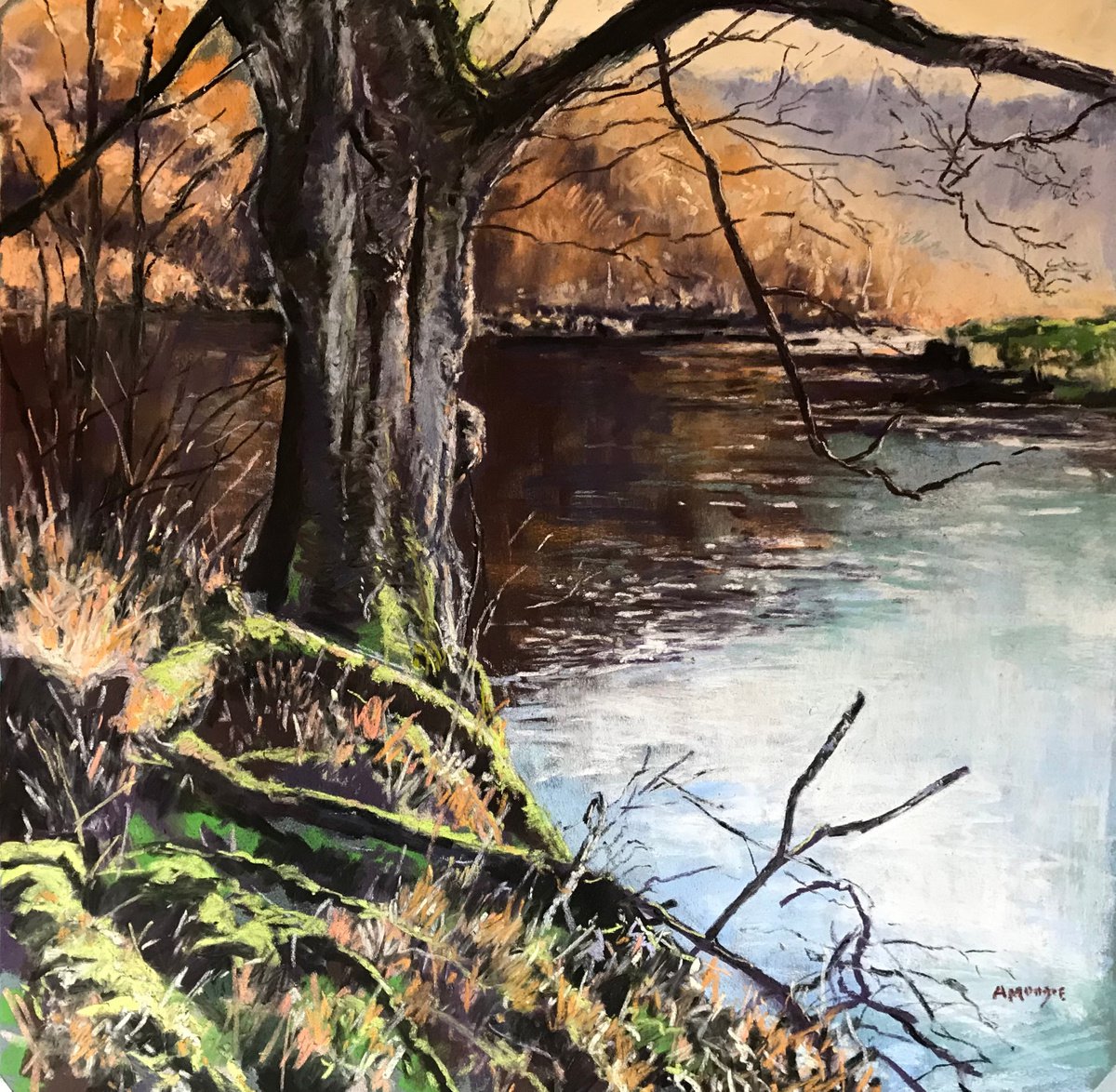 The River (Bolton Abbey) by Andrew Moodie