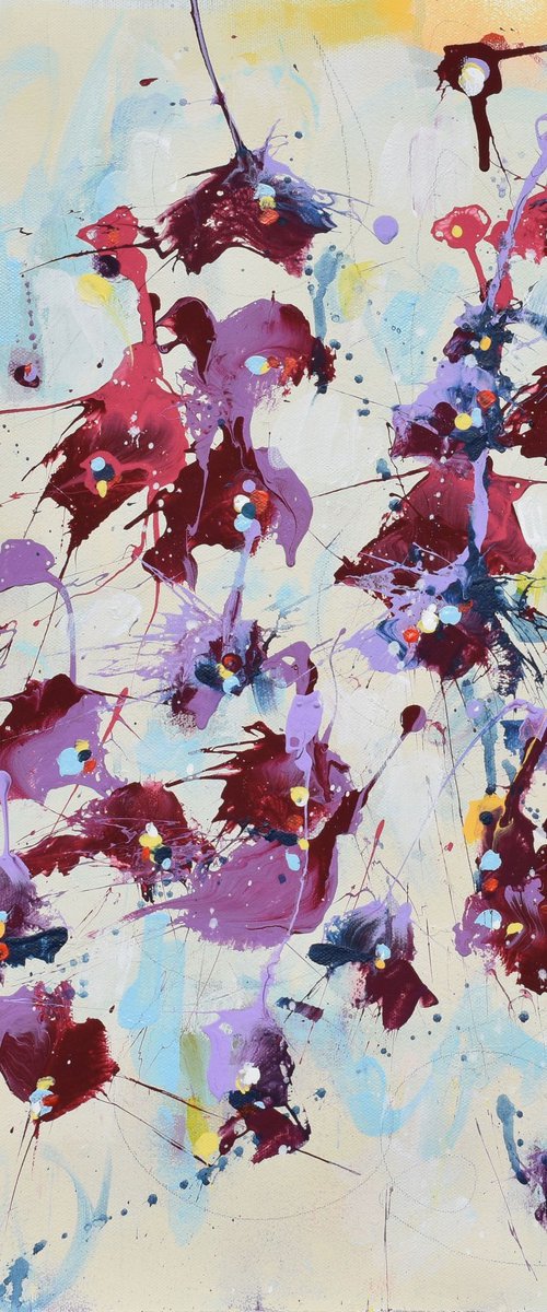 A Dream Of Irises by Cynthia Ligeros