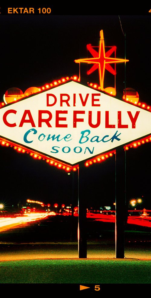 Drive Carefully, Las Vegas by Richard Heeps