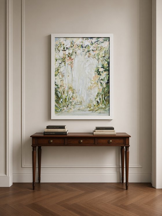 White Blossom Garden Arch