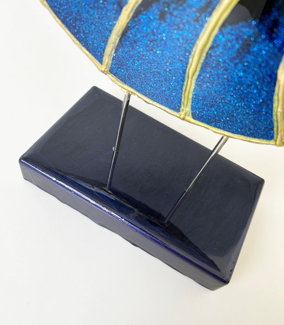 Blue Eye. Table decoration Sculpture 3D. Art. Modern Art. Good Eye. Contemporary decor, Art object