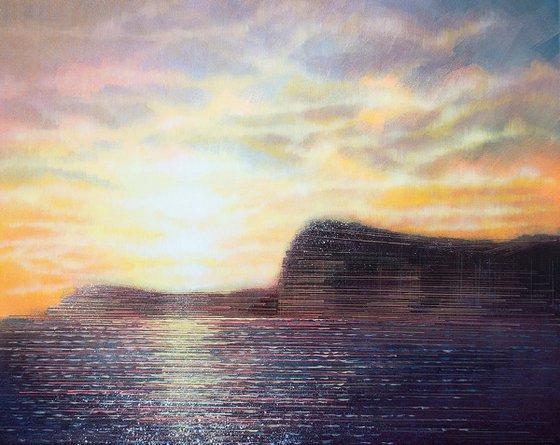 Devon, Jurassic Coast, Sunset