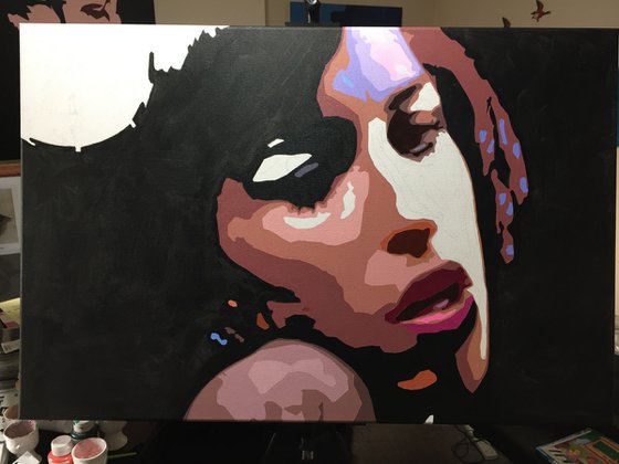 Portrait of Amy Winehouse - Back To Black