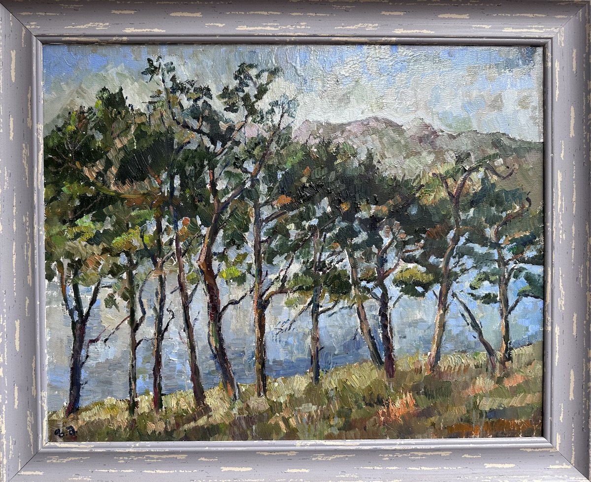 Lisi Lake By Zurab Sharvadze, 23 X 19, Artwork For Sale On Artfinder