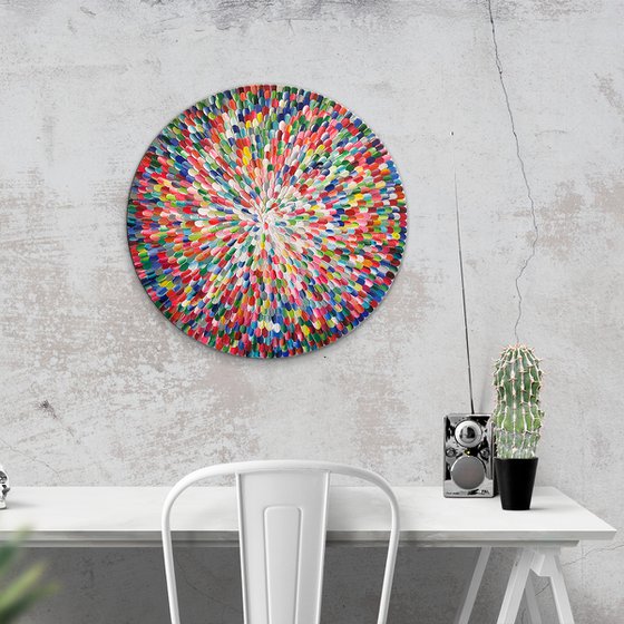 'Pacific rainbow VIII' - 30x30”