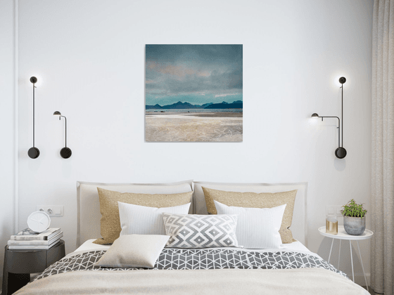 "A Walk on the Beach" Skye from Applecross