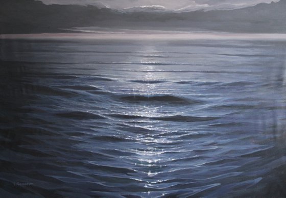 Sea glare. 130x90 cm.