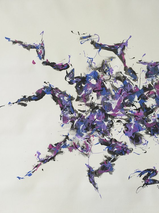 Purple Octopus by M.Y.