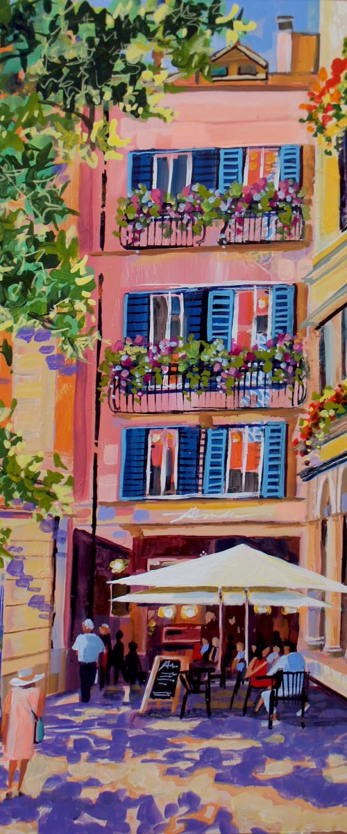 Lugano - hot afternoon by Julia  Rigby