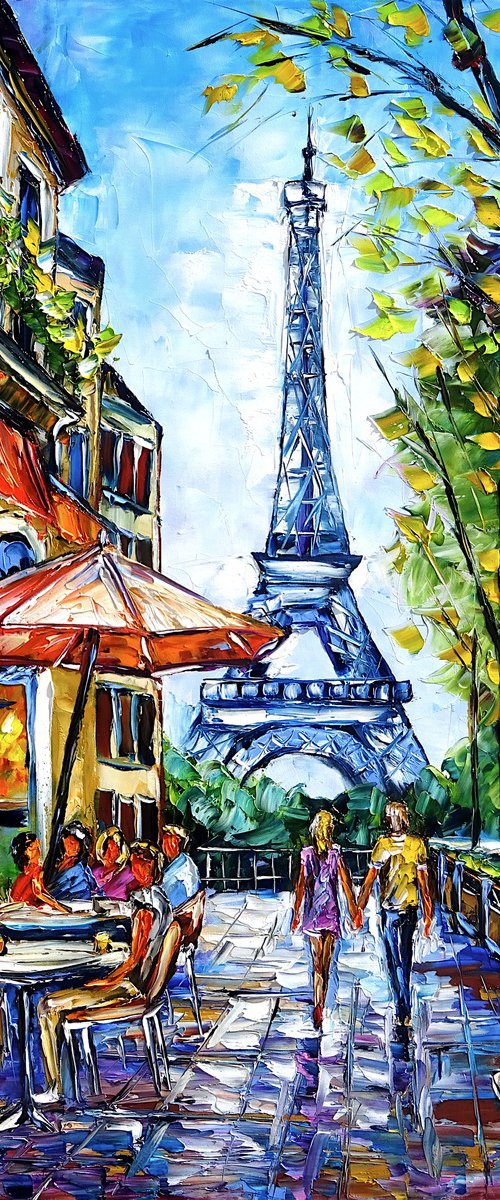 A spring day in Paris by Mirek Kuzniar