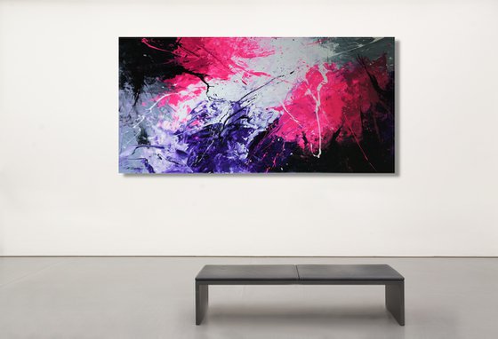 Color Storm I (200 x 100 cm) XXXL (80 x 40 inches)