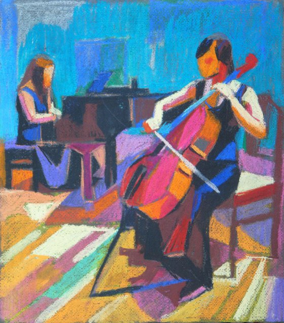 Musician ship / 34 X 29.7 cm