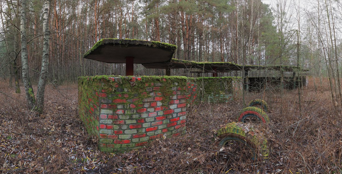Photorealistic Cityscapes Photograph By Stanislav Vederskyi, 44 X 23", #20. Pripyat Playground 1, Original Artwork