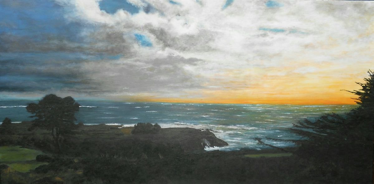 ’SUNSET OVER PELICAN BAY’ by Paul CARTER