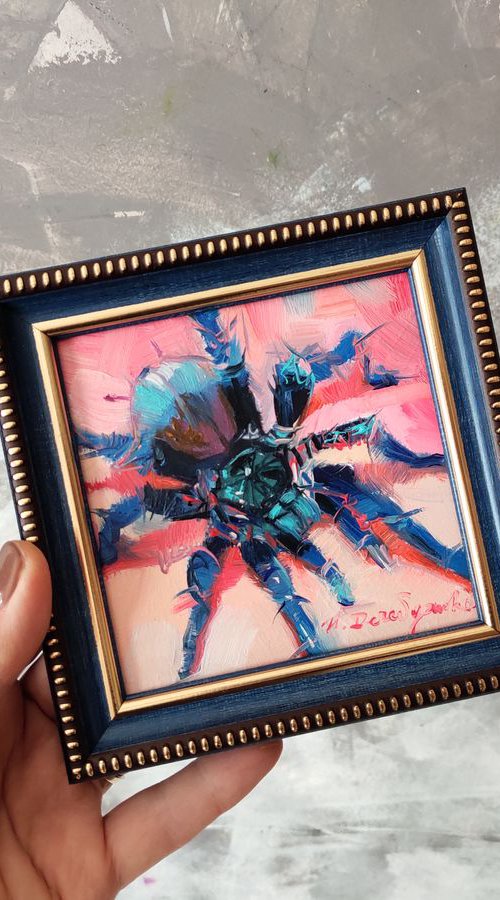 Lowbrow spider by Nataly Derevyanko