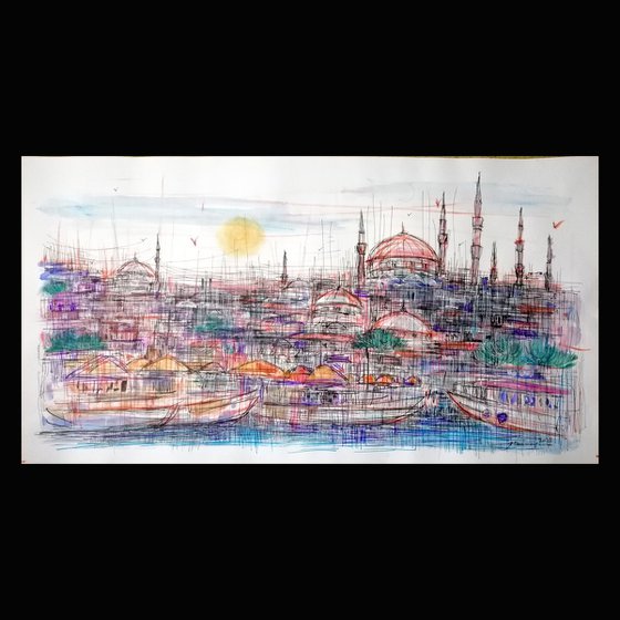 Colurful Istanbul Panorama
