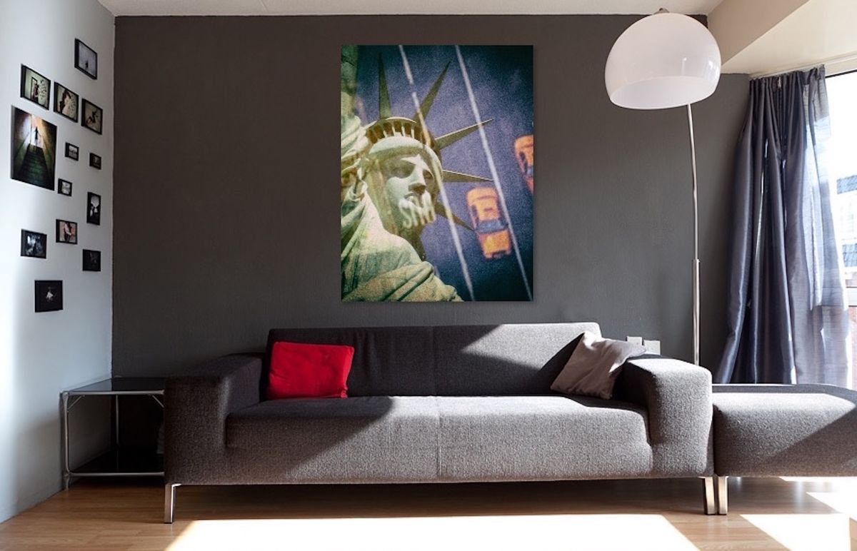 Impressionistic Abstract Photograph By Marc Ehrenbold, 30 X 40", Cross Town Traffic, Original Artwork