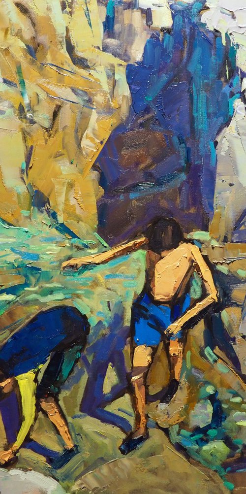 Summer on the Rocks by Yuanyuan Liu