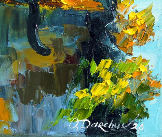 Cats Watching the Sunset Together