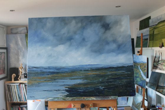 Wetland Storm, Irish Landscape