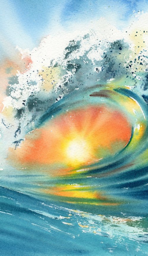 Solar whirlpool #2 by Eugenia Gorbacheva