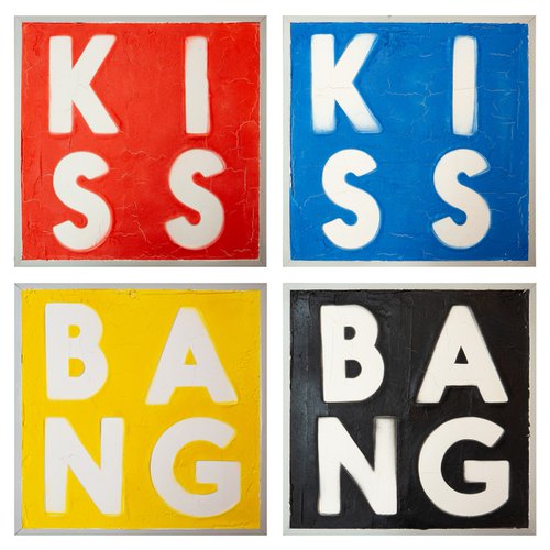 KISS KISS BANG BANG by Dangerous Minds Artists