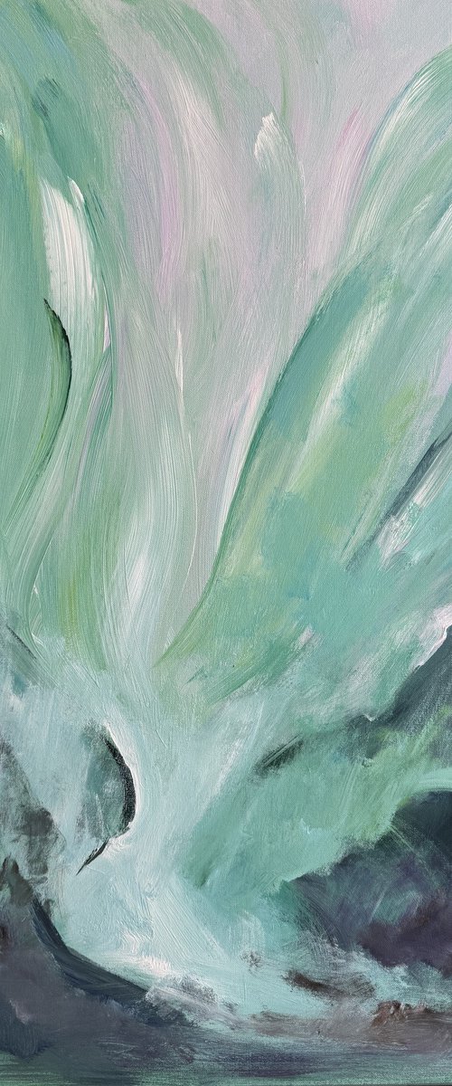 Icelandic lights no 3 by Liliana Gigovic