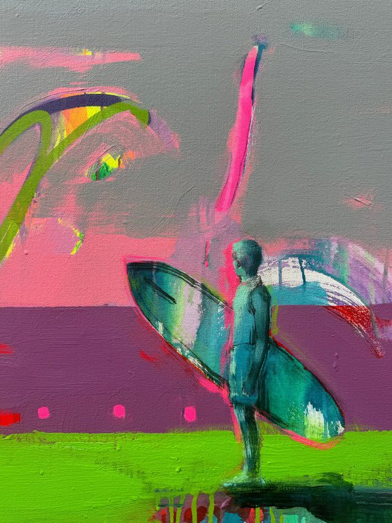 Neon surfing