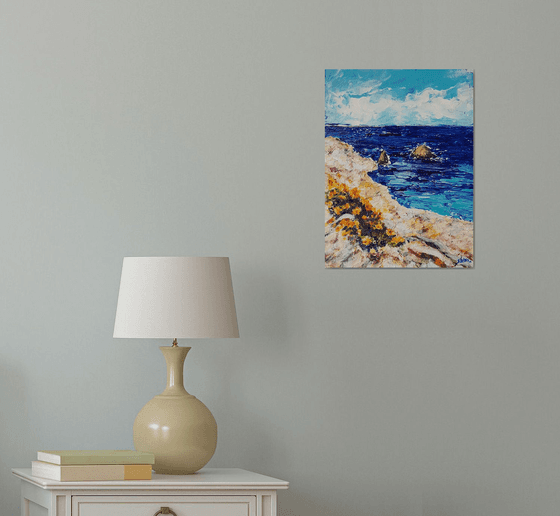 "Memories of Tabarca" . The cove. Home decor. Seascapes