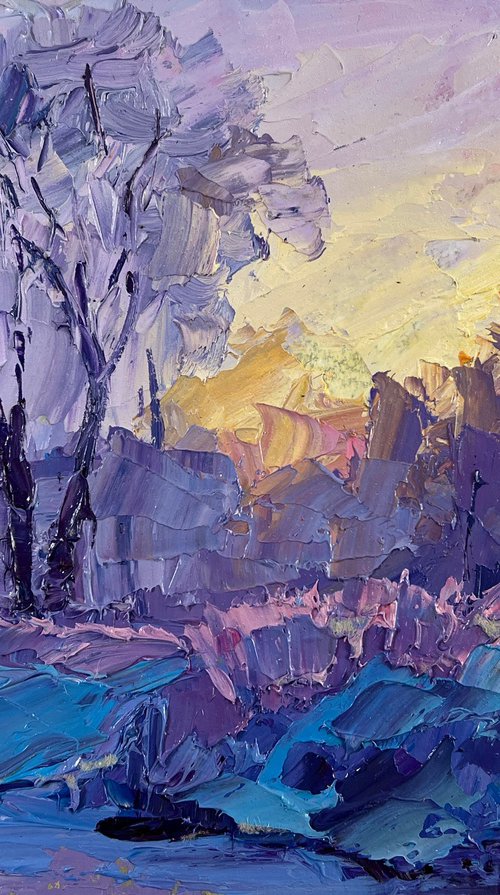 Winter Weaves Snowy Silence by Boris Serdyuk