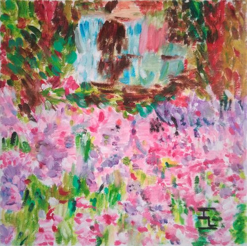 Monet's garden by Isabelle Lucas