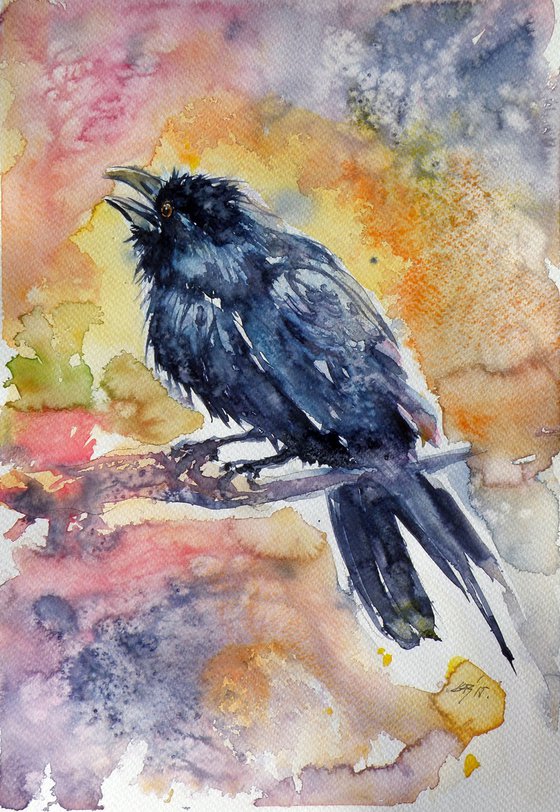 Crow in autumn IV