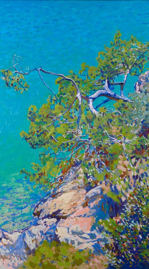 Pine in the Blue Lagoon by Simon Kozhin