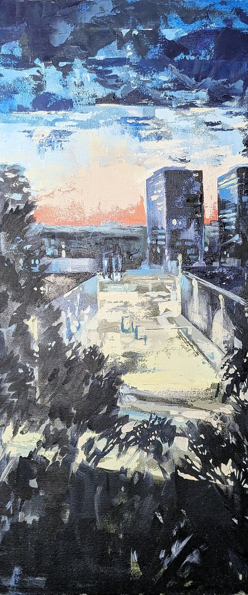 The view from the balcony by Alexander Mikhaylov