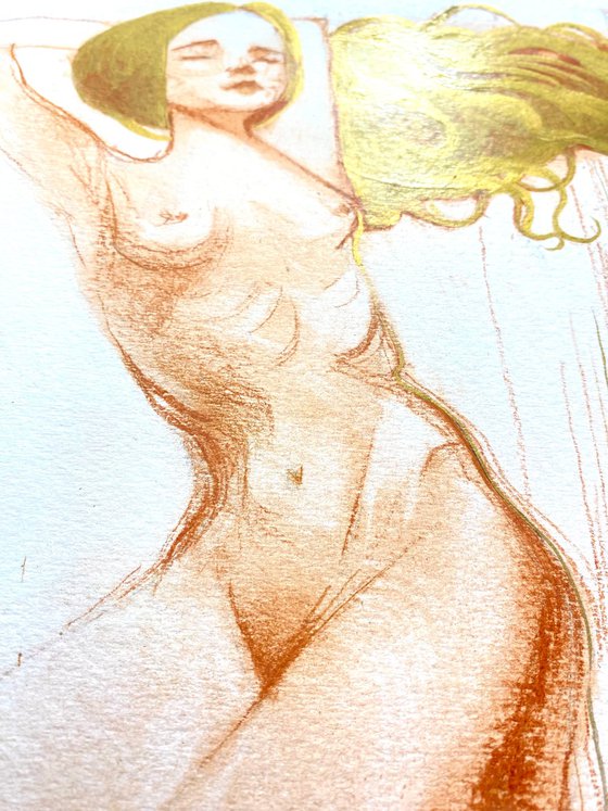 Female figure sketch #9