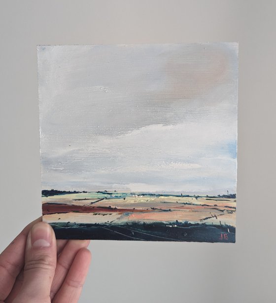 Miniature Abstract Chilterns Landscape #9
