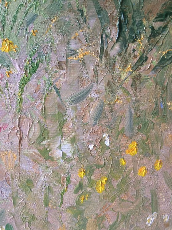 Flowering meadow - purple