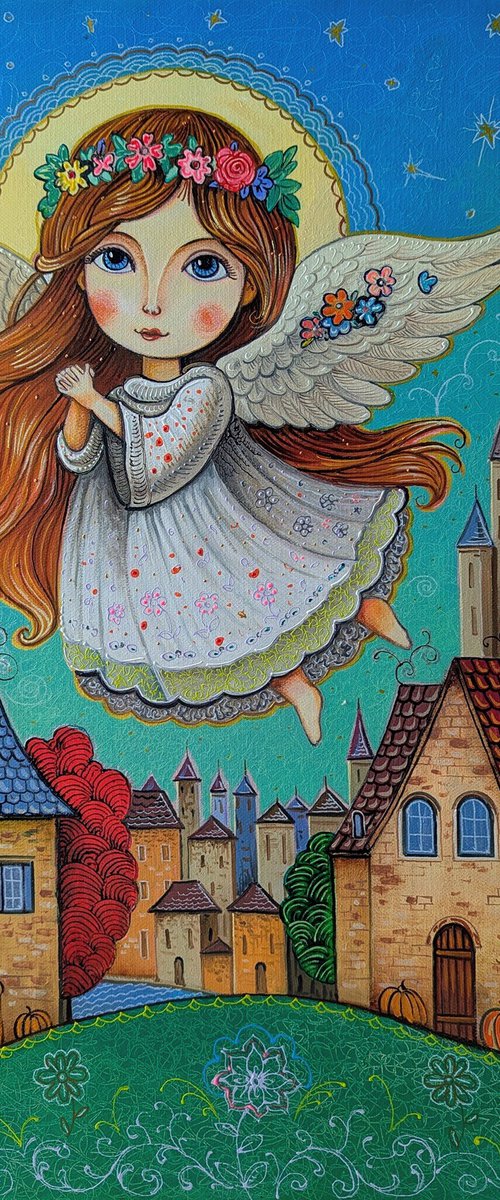 The Fairytale Blue Eyed Guardian by Stepan Ohanyan