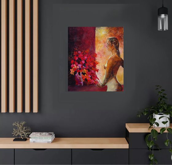 Red flowers for Samantha