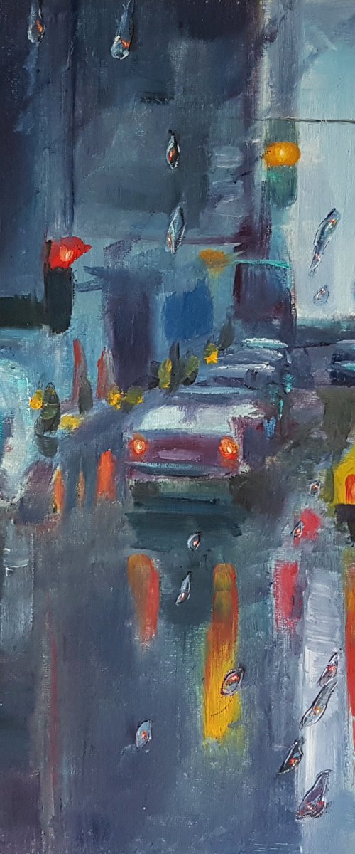 The City In Rain by Diana Janson