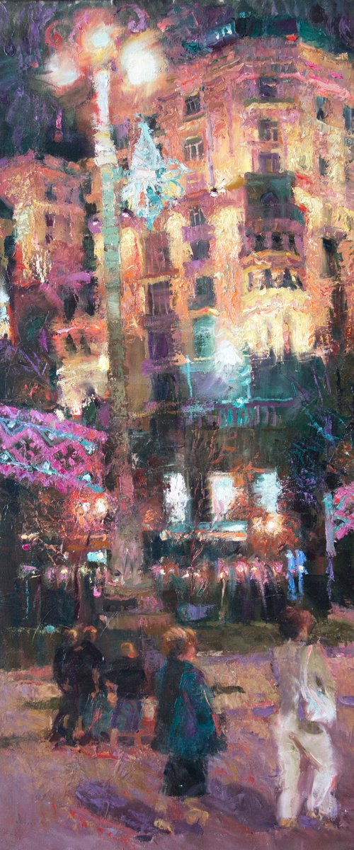 Evening in the city by Viktoriia Chaus