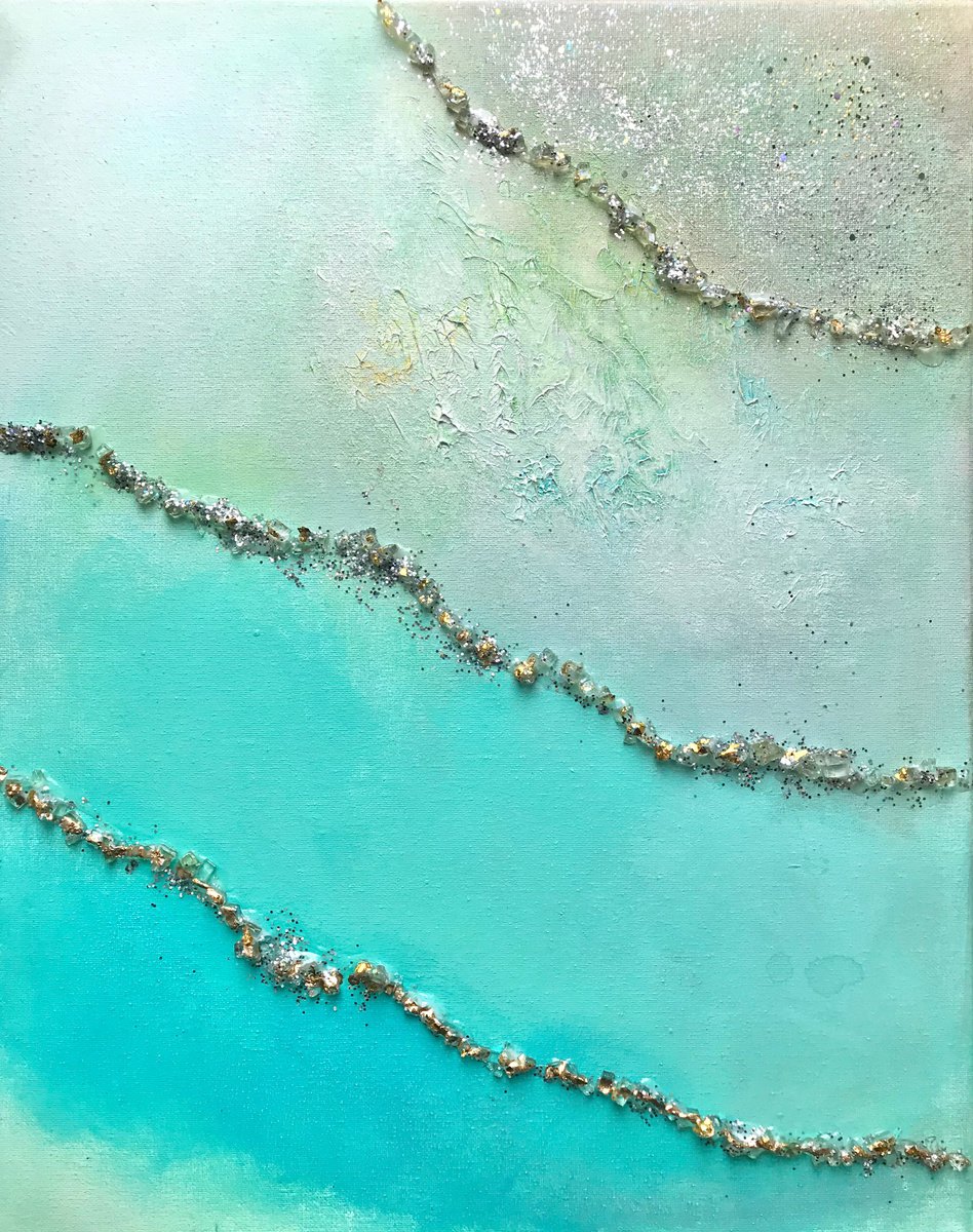 Satin ocean by Henrieta Angel