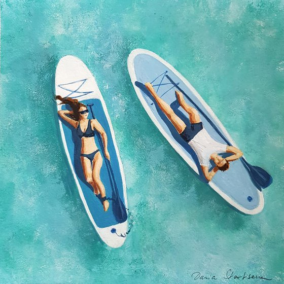 Slow Drifting Diptych