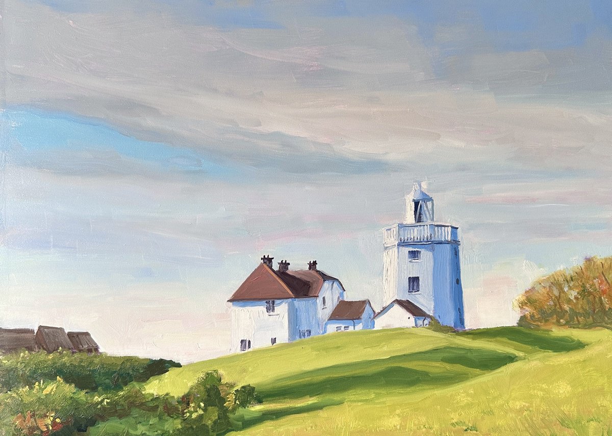 Cromer Lighthouse By Toni Swiffen, 16 X 12, Artwork For Sale On Artfinder
