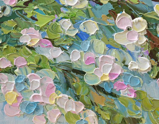Blossom Serenity - Original Impasto Painting