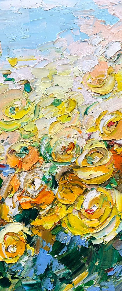 Yellow roses by Svitlana Andriichenko