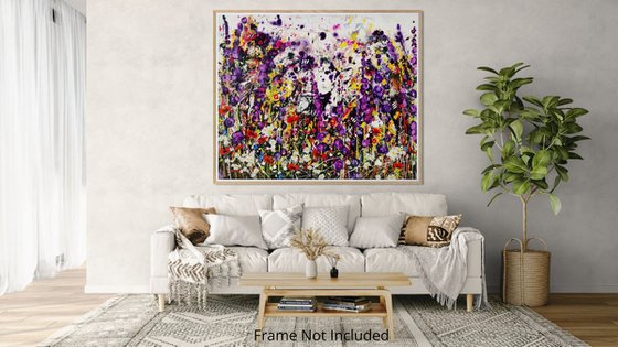 Indigo Entropy Floral Landscape